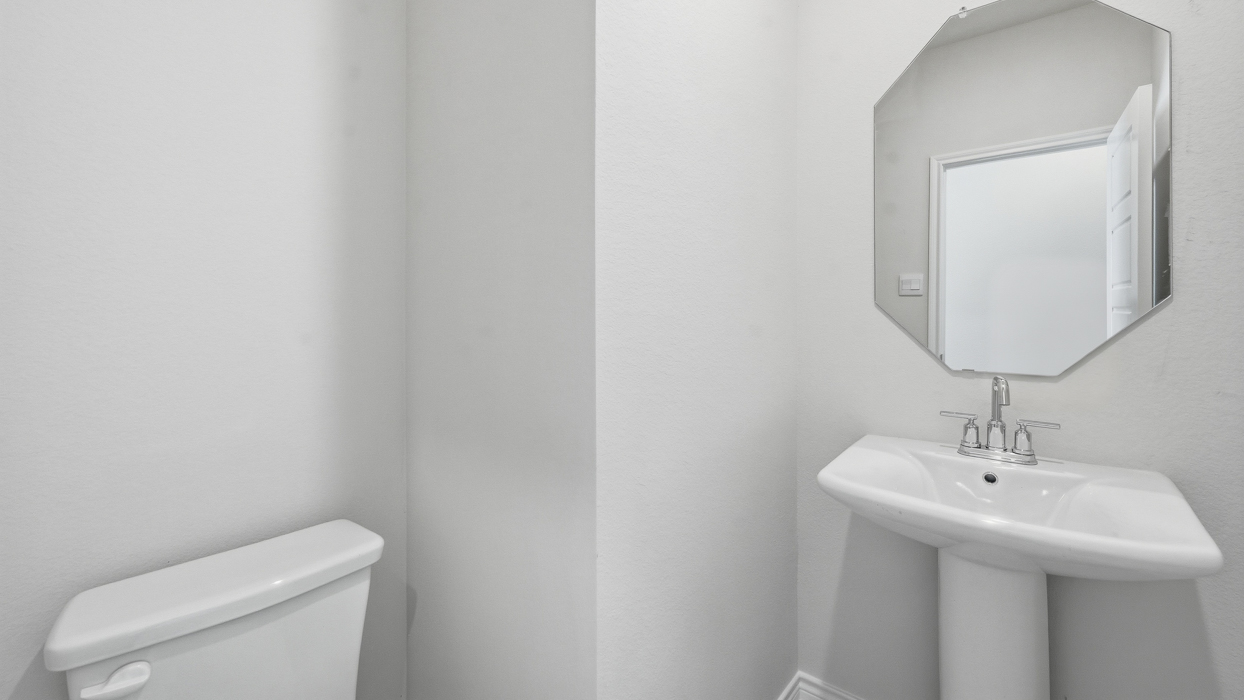 Sage Floorplan Elevation E/F Secondary Bathroom Gallery Image - Windchime in Celina, TX