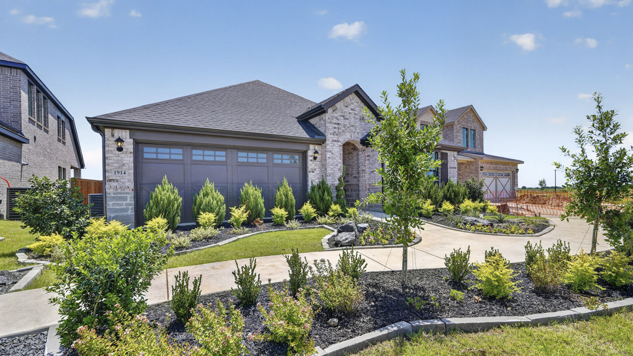 H133 Violet Floorplan Elevation F Exterior Gallery Image-Winchime in Celina, TX