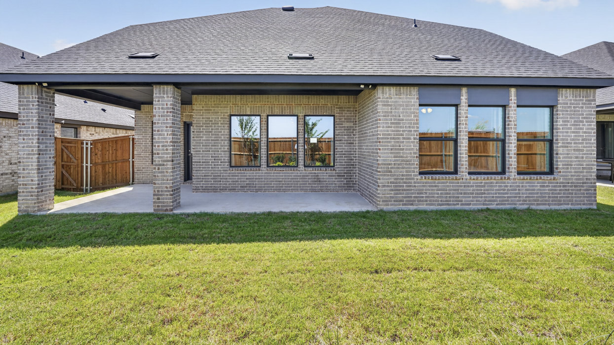 H235 Bastrop Floorplan Backyard Gallery Image-Windchime in Celina, Tx