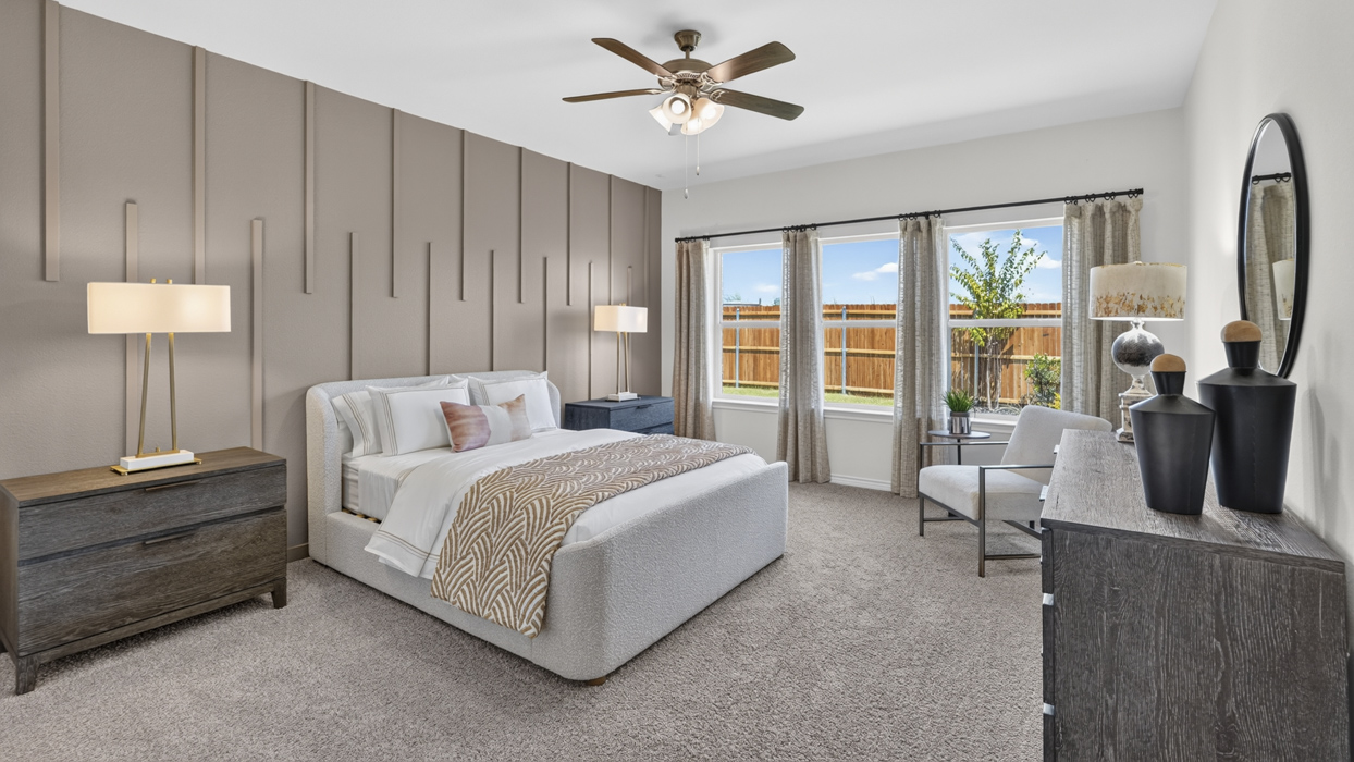 H235 Bastrop Floorplan Primary Bedroom Gallery Image-Windchime in Celina, Tx