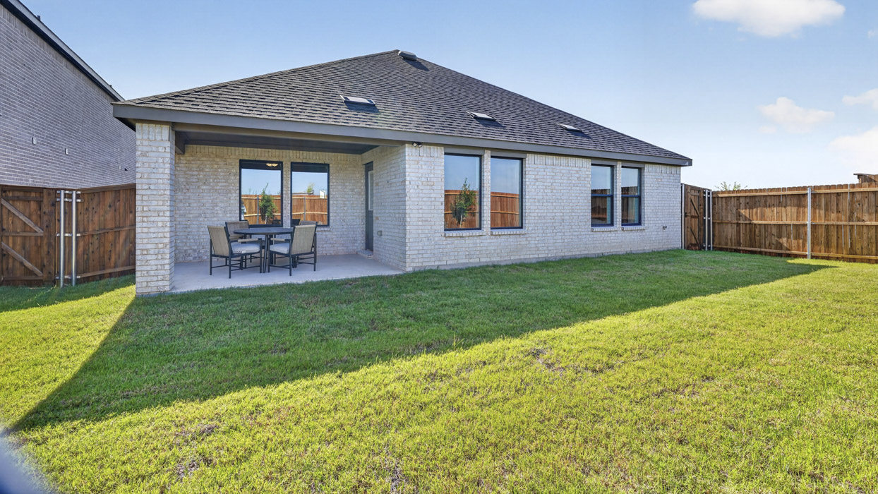 H40H Hubbard Floorplan backyard Gallery Image-Windchime in Celina, Tx