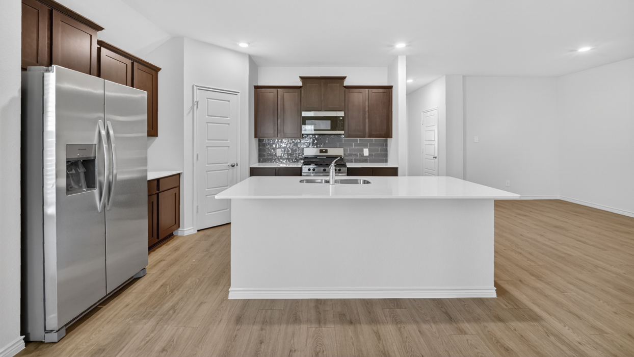 Violet Floorplan Elevation F Kitchen Gallery Image - Windchime in Celina, TX