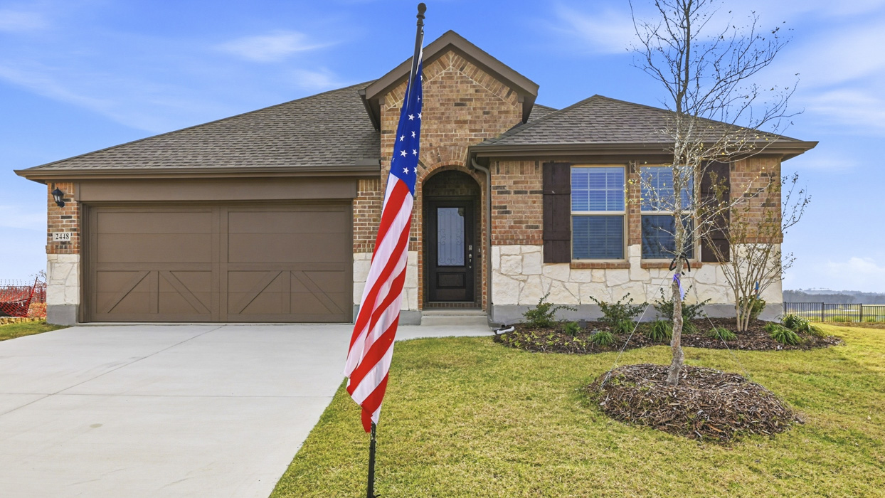 Violet Floorplan Elevation F Exterior Gallery Image - Windchime in Celina, TX