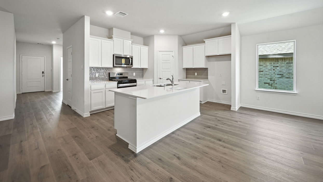 Violet Floorplan Elevation F Kitchen Gallery Image - Windchime in Celina, TX