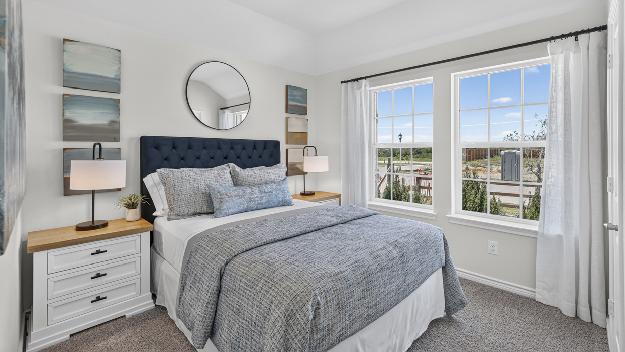 Violet Floorplan Elevation E/F Bedroom Gallery Image - Windchime in Celina, TX