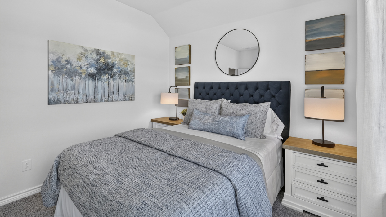 Violet Floorplan Elevation E/F Bedroom Gallery Image - Windchime in Celina, TX