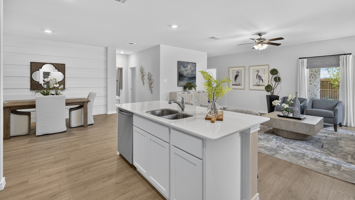 Violet Floorplan Elevation E/F Kitchen Gallery Image - Windchime in Celina, TX