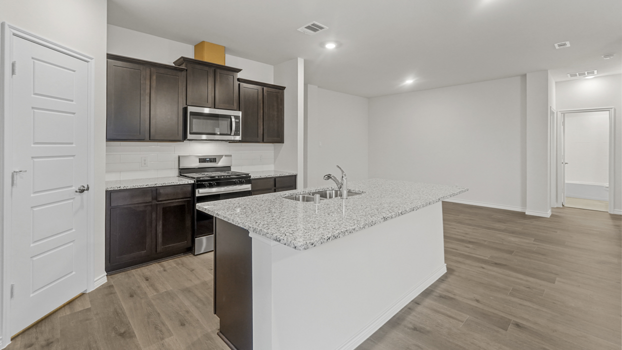 Violet Floorplan Elevation E/F Kitchen Gallery Image - Windchime in Celina, TX