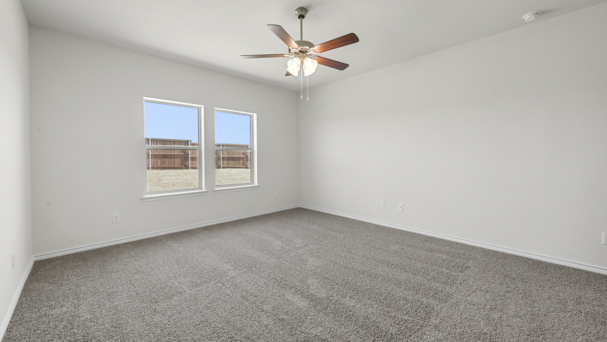 Copaiba Floorplan Elevation F Bedroom Gallery Image - Windchime in Celina, TX