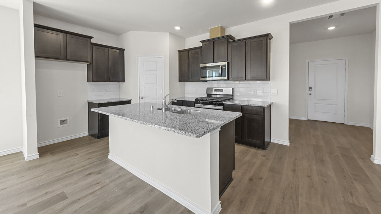 Copaiba Floorplan Elevation F Kitchen Gallery Image - Windchime in Celina, TX