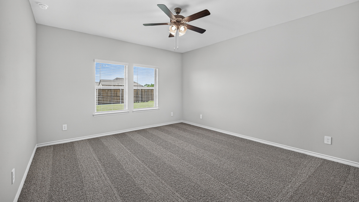 Copaiba Floorplan Elevation E Bedroom Gallery Image - The Hills of Sherman in Sherman, TX