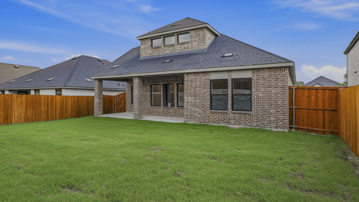 Copaiba Floorplan Backyard Gallery Image - The Hills of Sherman in Sherman, TX