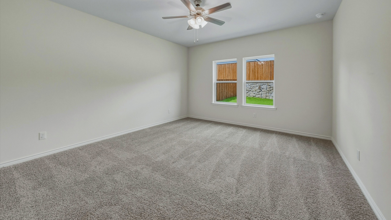 Copaiba Floorplan Elevation E Bedroom Gallery Image - The Hills of Sherman in Sherman, TX