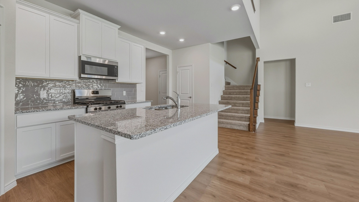 Copaiba Floorplan Elevation E Kitchen Gallery Image - The Hills of Sherman in Sherman, TX