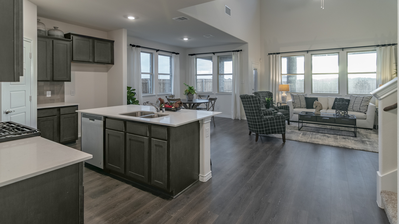 Copaiba Floorplan Elevation E/F Kitchen Gallery Image - Windchime in Celina, TX