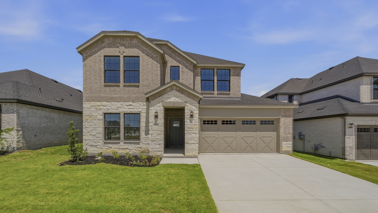 Tangerine Floorplan Elevation F Exterior Gallery Image - Windchime in Celina, TX