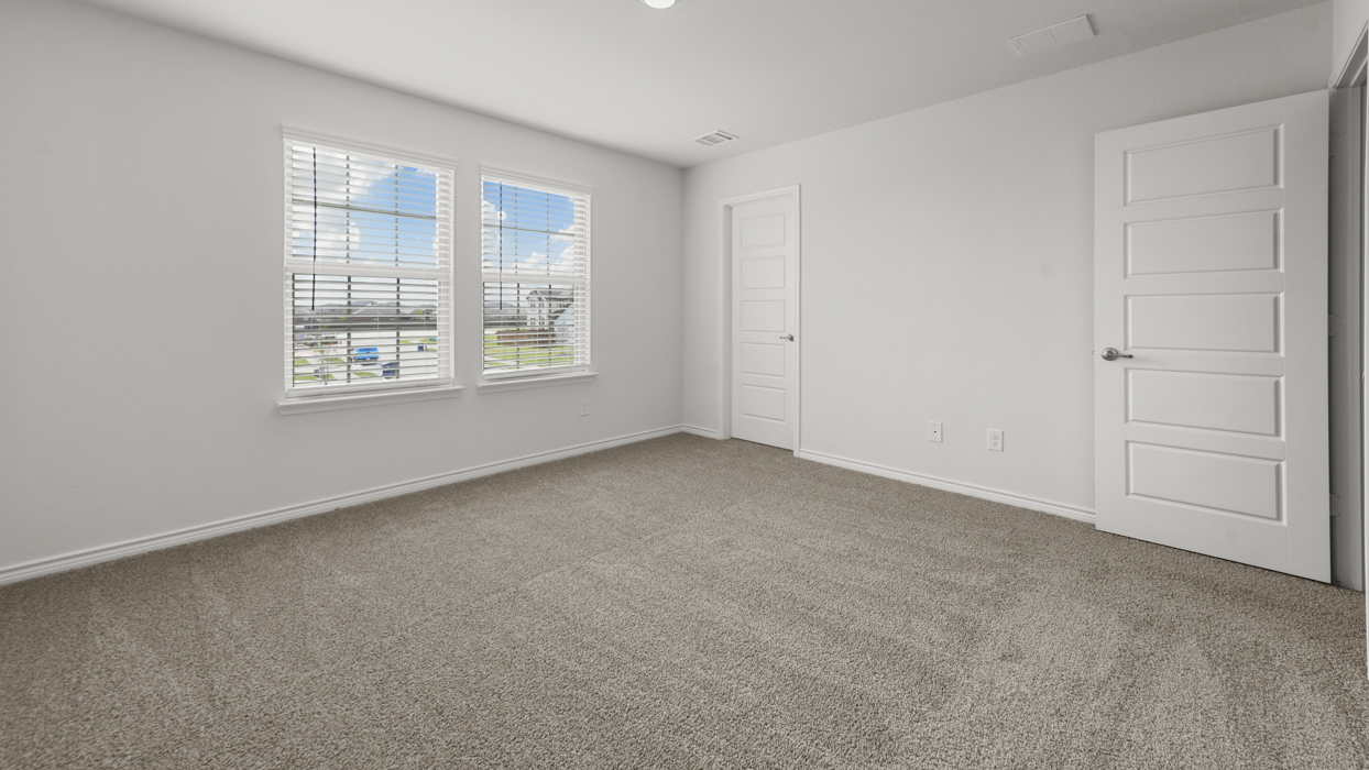 Bastrop Floorplan Elevation E Bedroom Gallery Image - Windchime in Celina, TX
