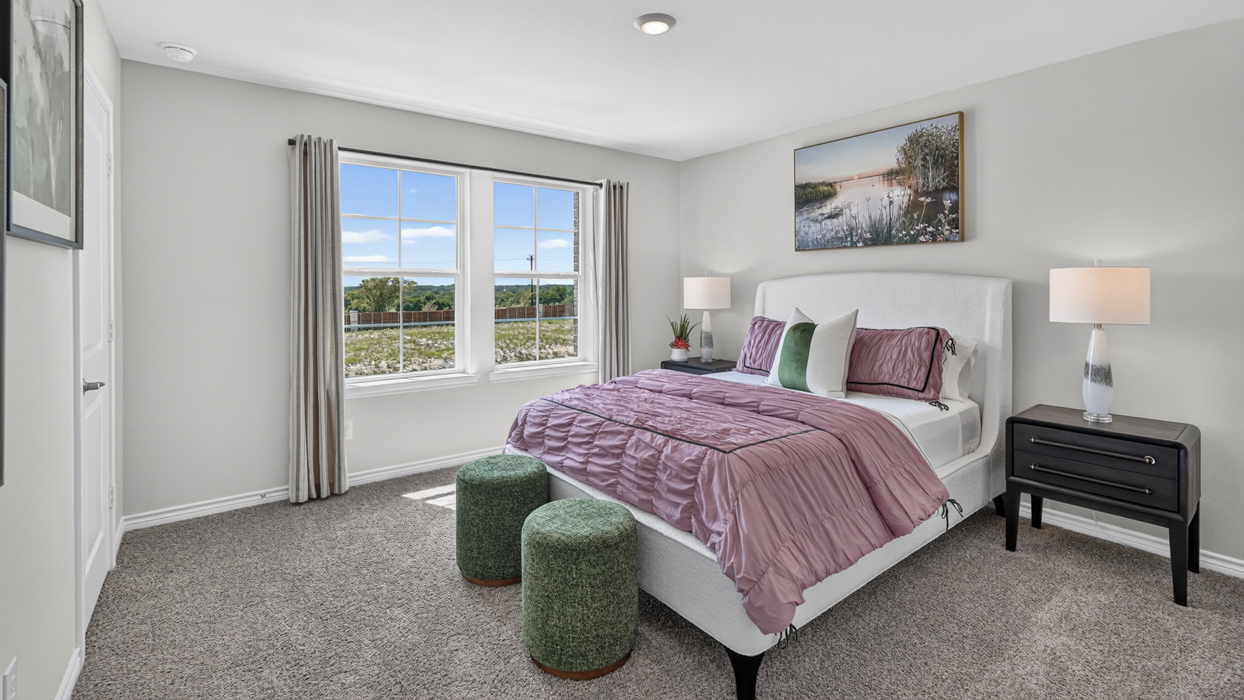 Bastrop Floorplan Elevation F Bedroom Gallery Image - Windchime in Celina, TX