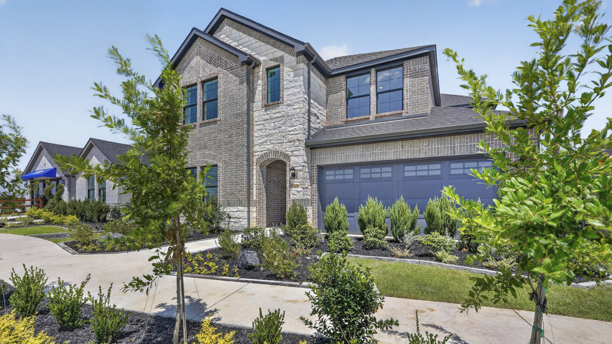 Bastrop Floorplan Elevation F Exterior Rendering - Windchime in Celina, TX
