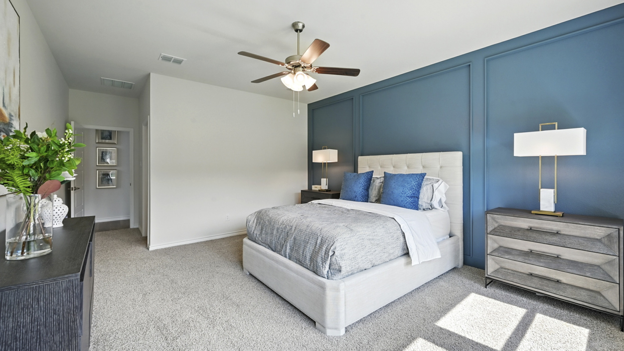 Bastrop Floorplan Elevation E/F Bedroom Gallery Image - Windchime in Celina, TX