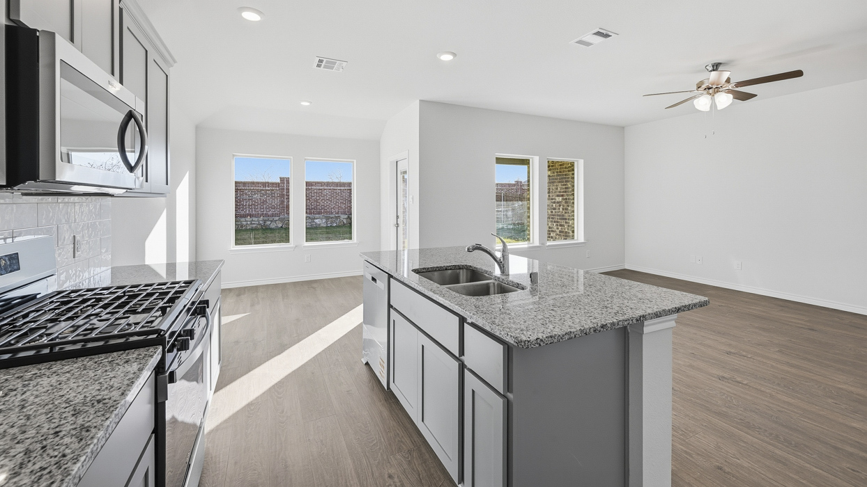 Brookshire Floorplan Elevation E Living Gallery Image - Windchime in Celina, TX