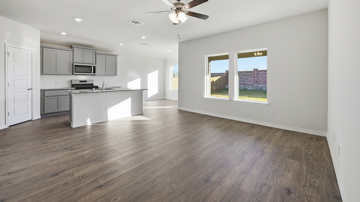 Brookshire Floorplan Elevation E Living Gallery Image - Windchime in Celina, TX
