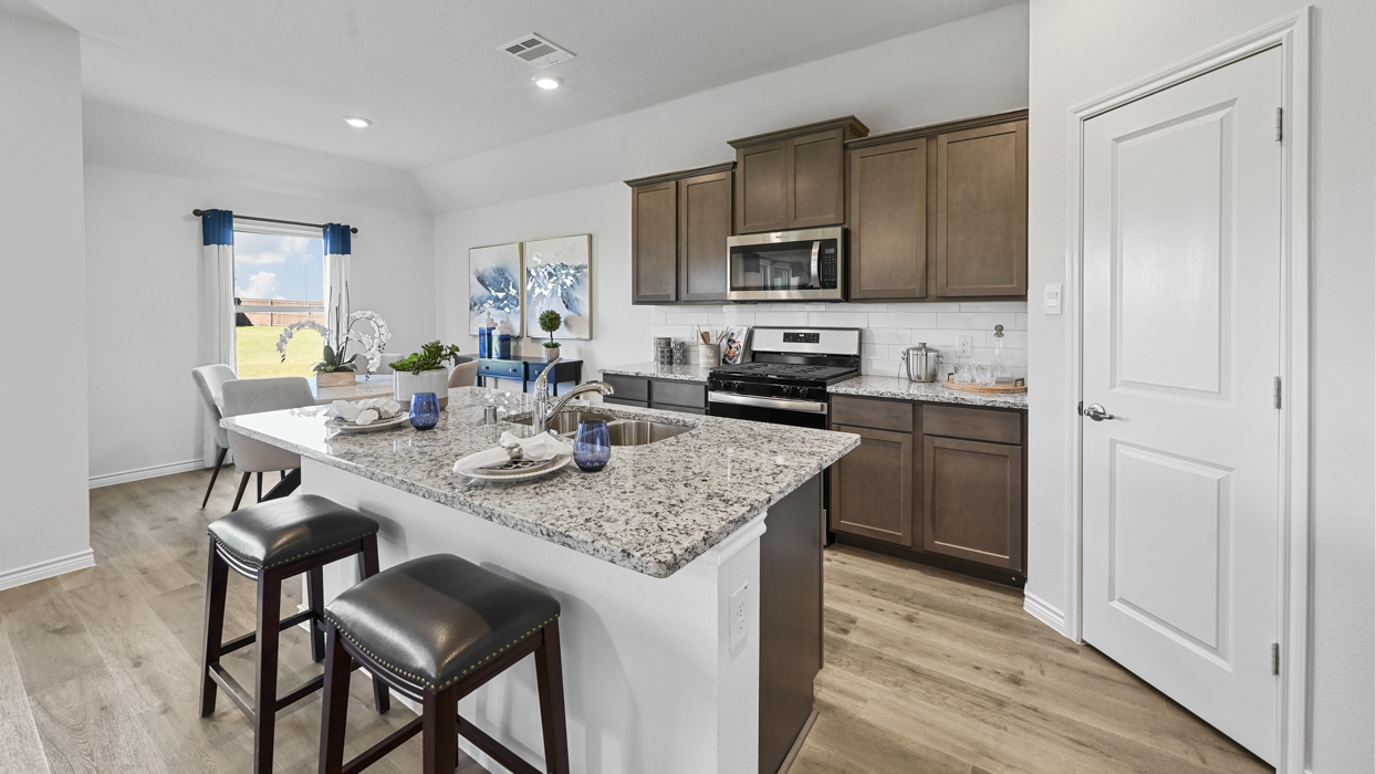 Brookshire Floorplan Elevation E Kitchen Gallery Image - Windchime in Celina, TX