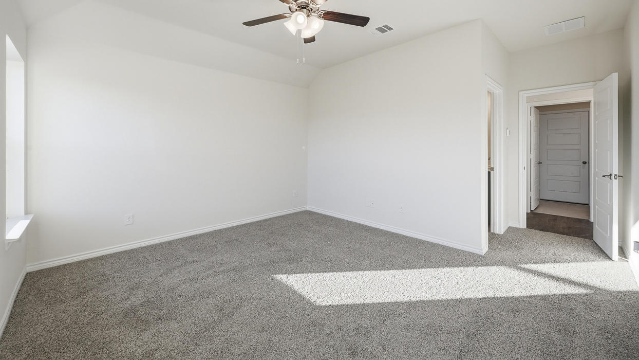 Brookshire Floorplan Elevation E/F Bedroom Gallery Image - Windchime in Celina, TX