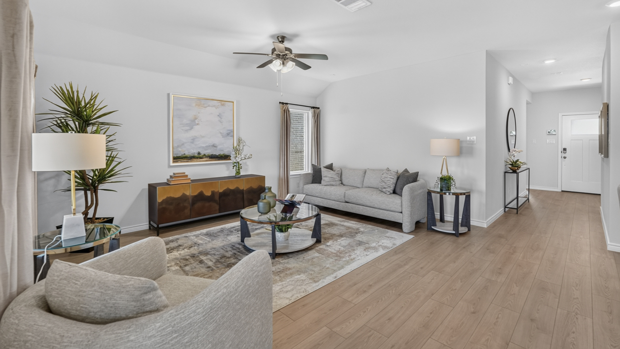 Hubbard Floorplan Living Gallery Image - Windchime in Celina, TX