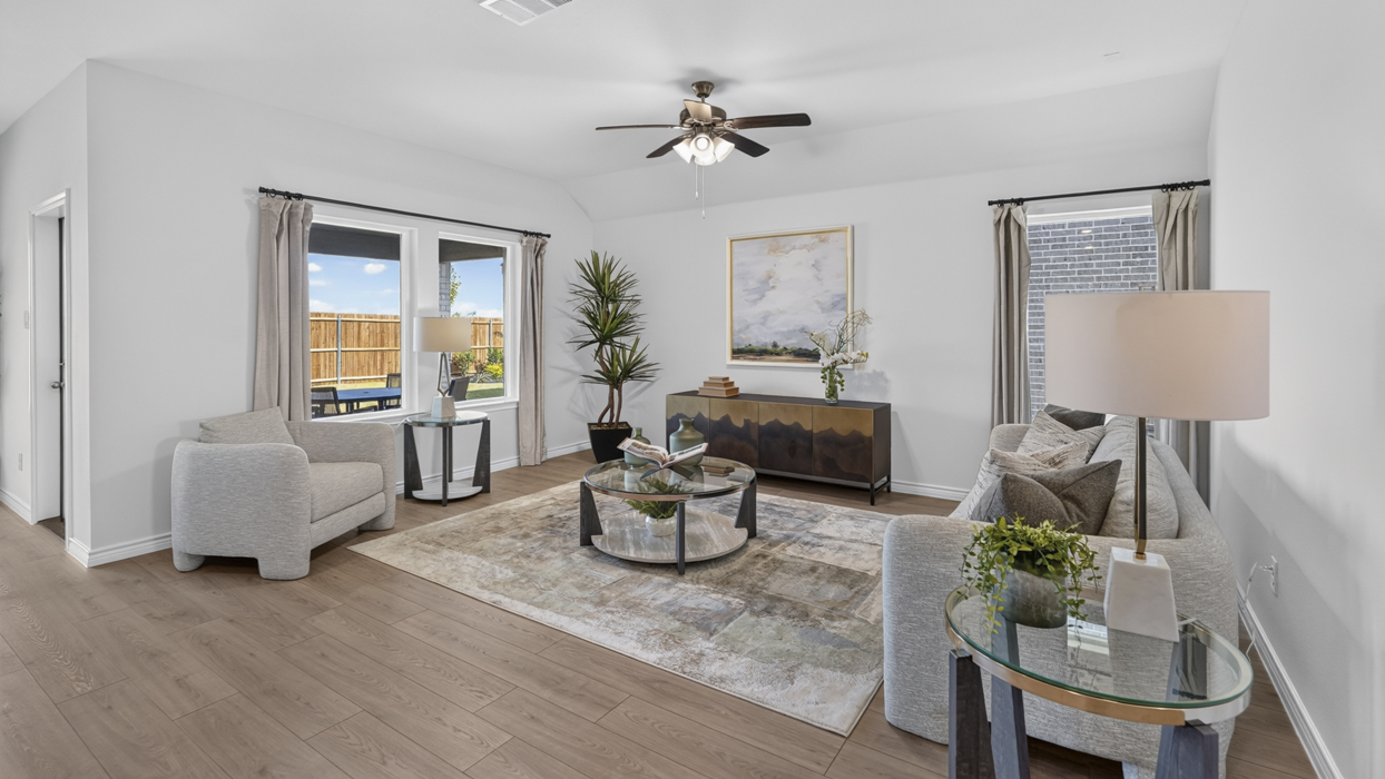 Hubbard Floorplan Living Gallery Image - Windchime in Celina, TX