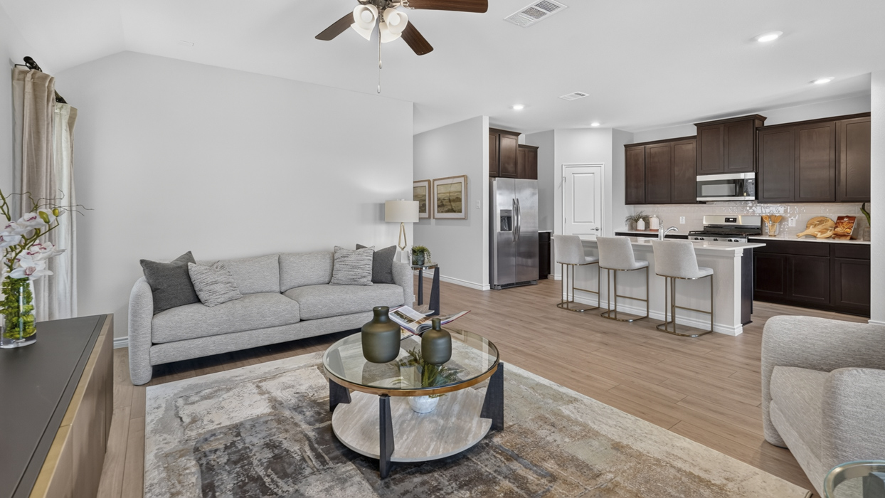 Hubbard Floorplan Living Gallery Image - Windchime in Celina, TX