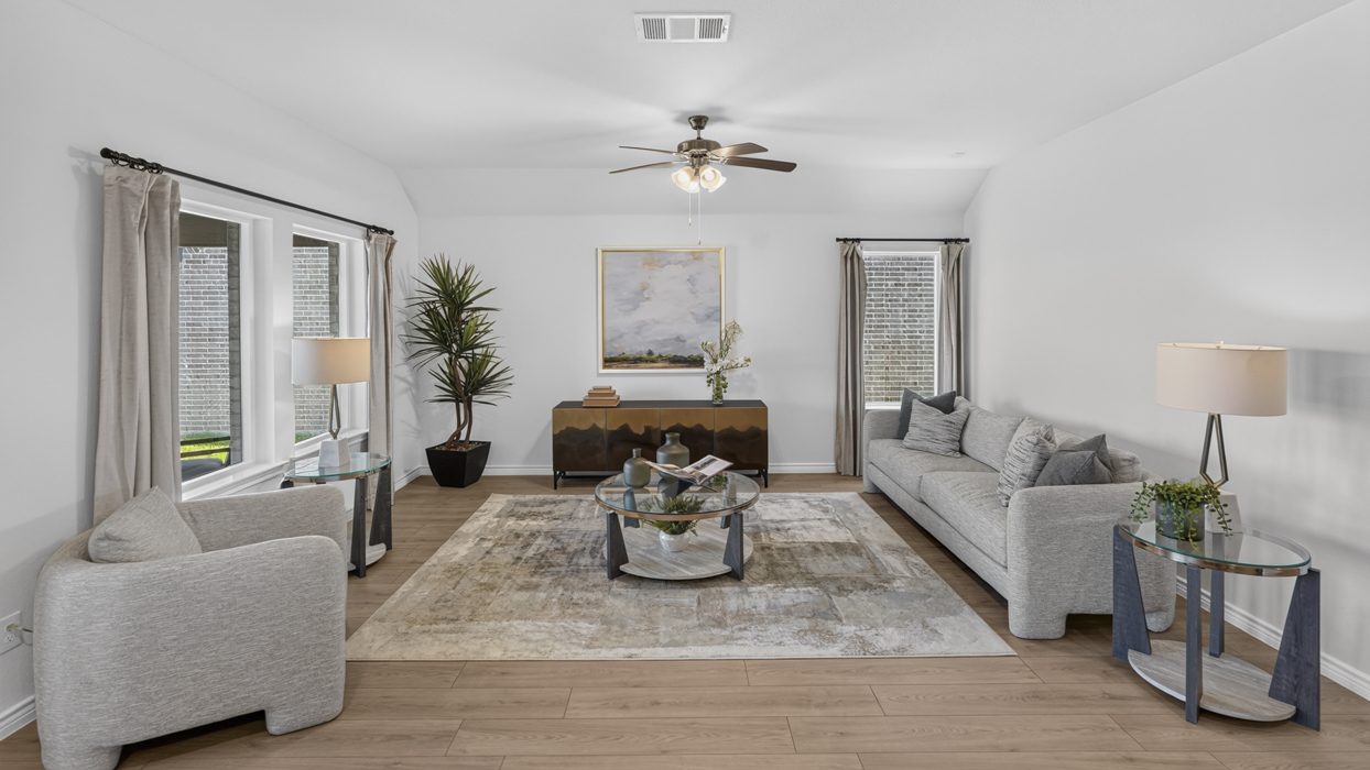 Hubbard Floorplan Living Gallery Image - Windchime in Celina, TX
