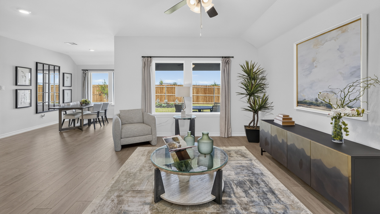 Hubbard Floorplan Living Gallery Image - Windchime in Celina, TX