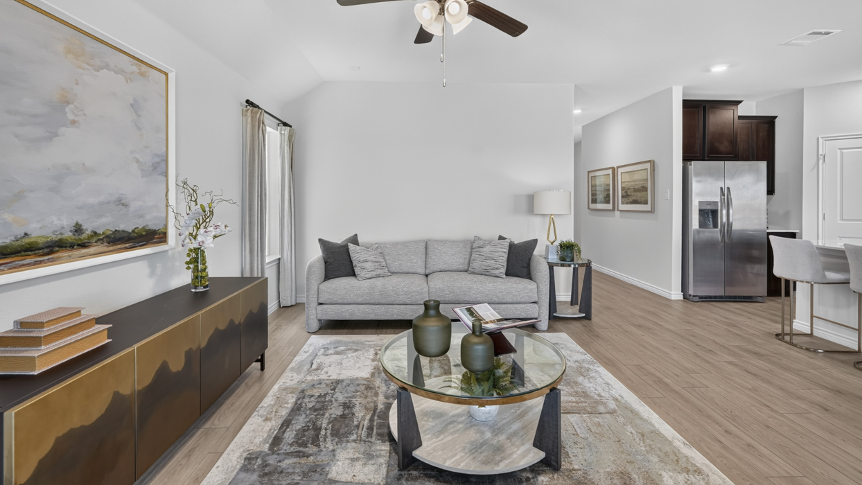 Hubbard Floorplan Living Gallery Image - Windchime in Celina, TX