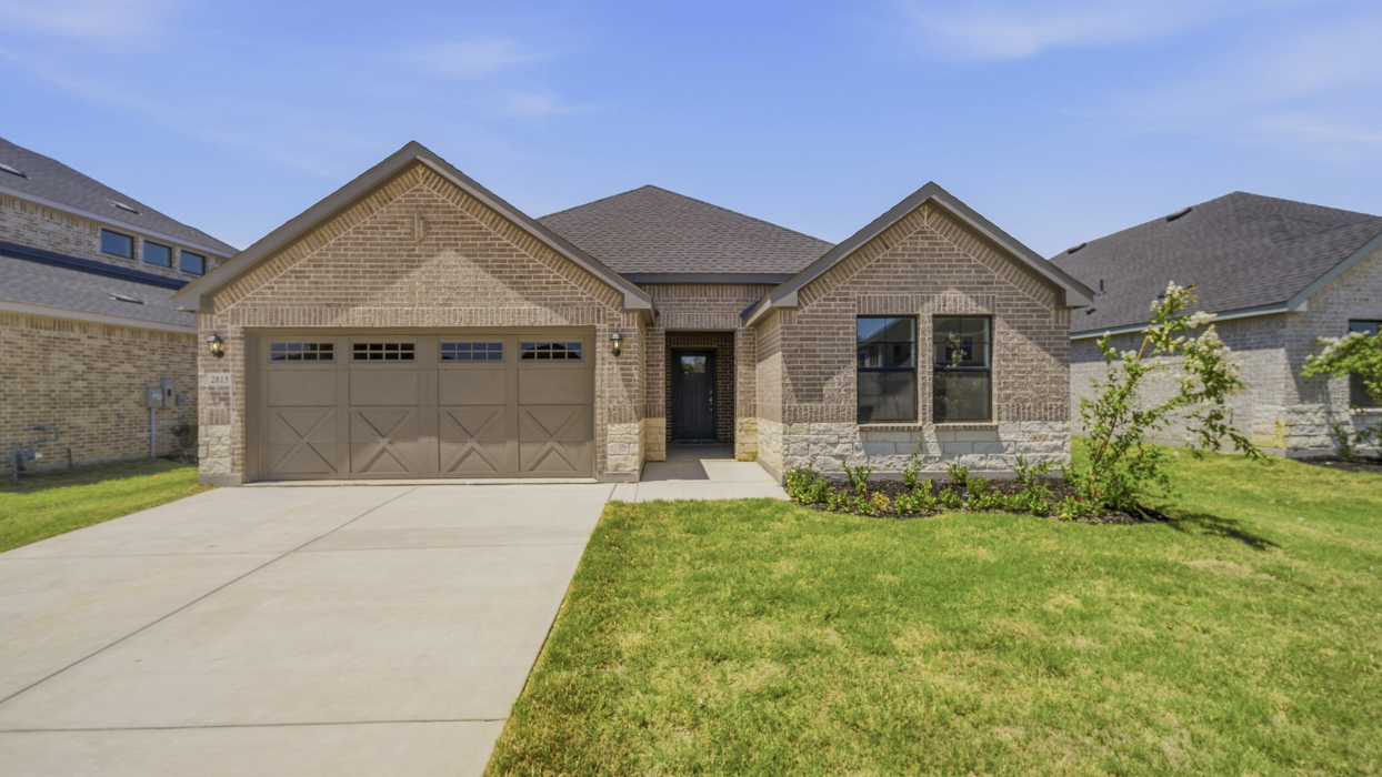 Hubbard Floorplan Elevation F Exterior Gallery Image - Windchime in Celina, TX