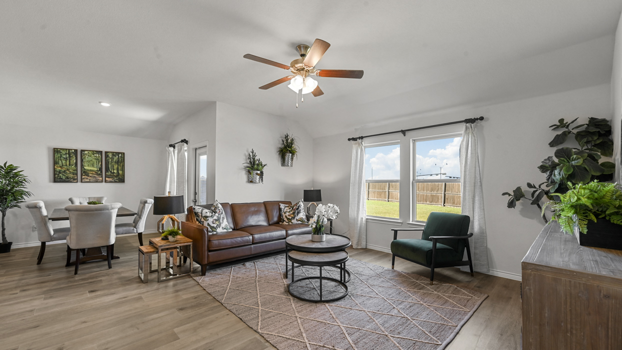 Ingleside Floorplan Elevation E Living Gallery Image - Windchime in Celina, TX