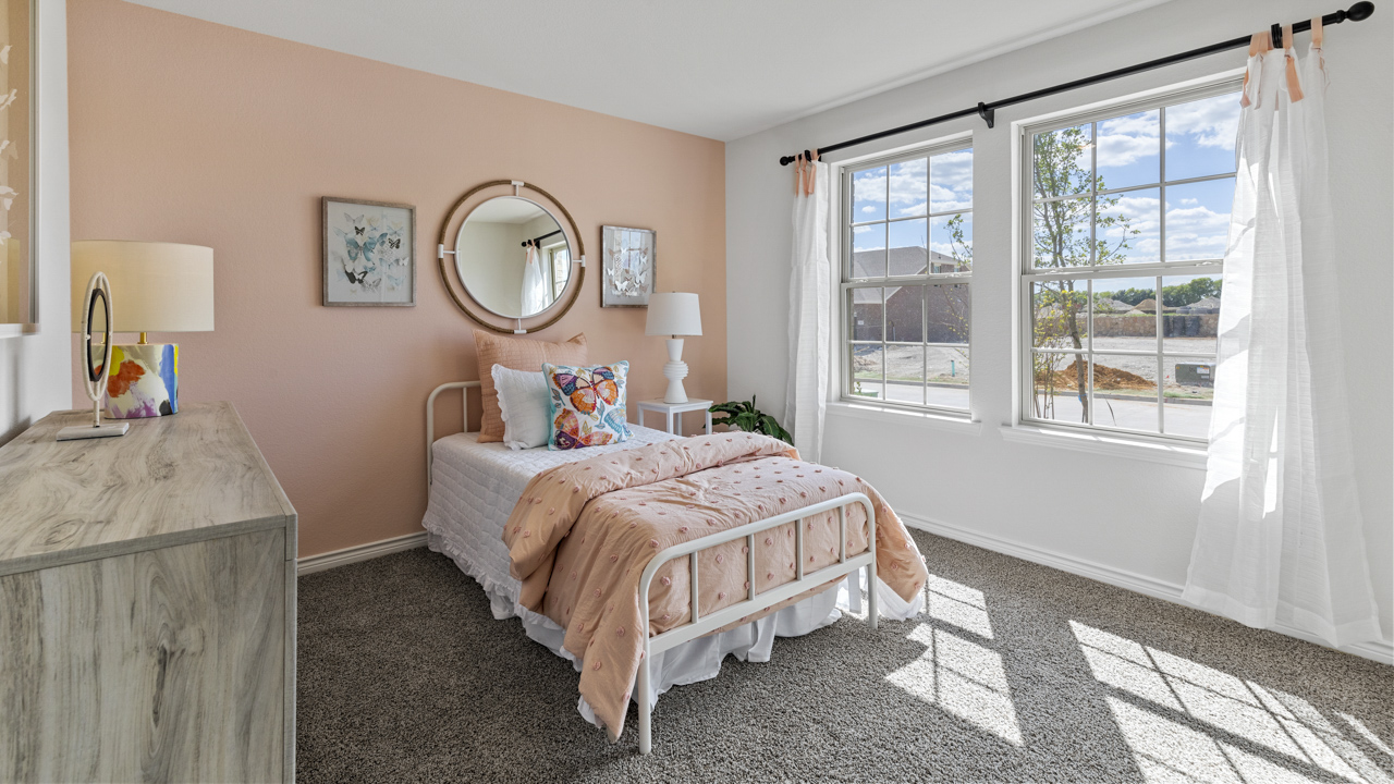 Ingleside Floorplan Elevation F Bedroom Gallery Image - Windchime in Celina, TX