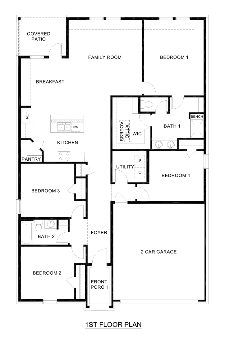 Ingleside Floorplan-WIndchime in Celina, Tx