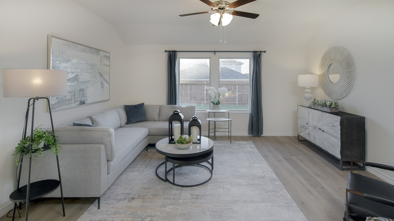 Ingleside Floorplan Elevation E/F Living Gallery Image - Windchime in Celina, TX