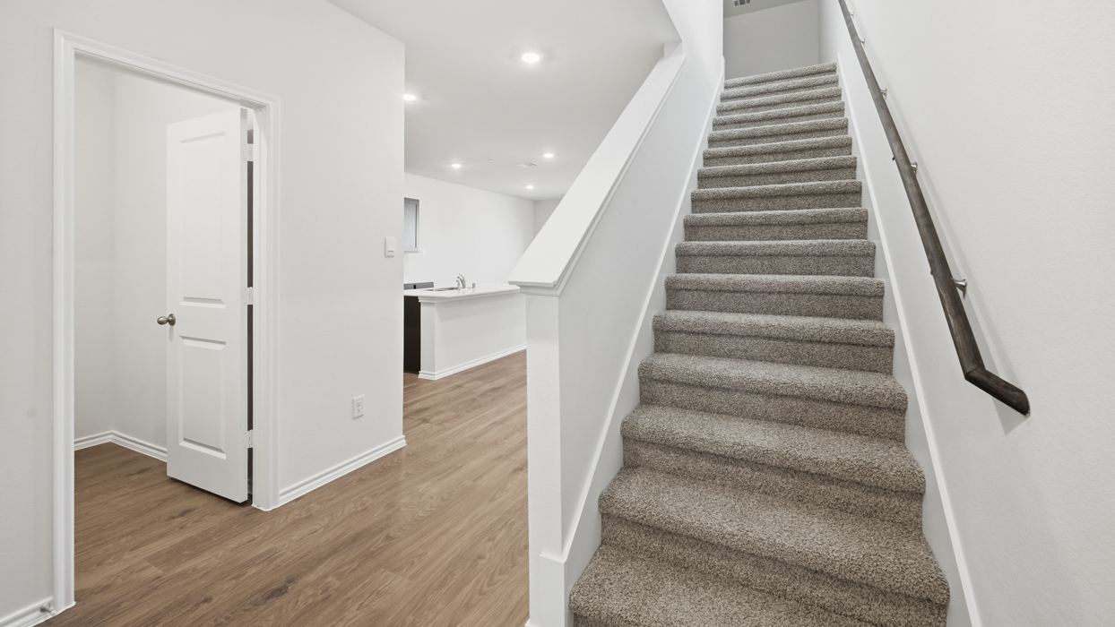 V22A Adeline Floorplan Stairs Gallery Image-Arbor Trails in Princeton, TX