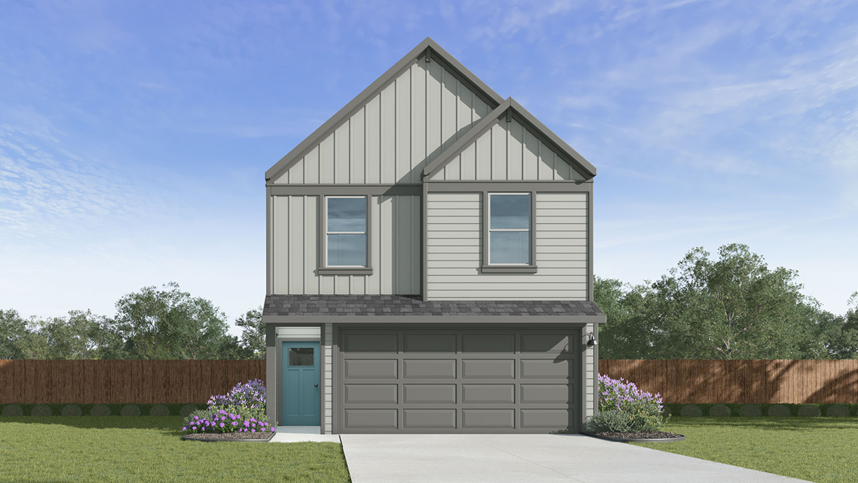 Benson Floorplan Elevation A Exterior Rendering - Arbor Trails South in Princeton, TX