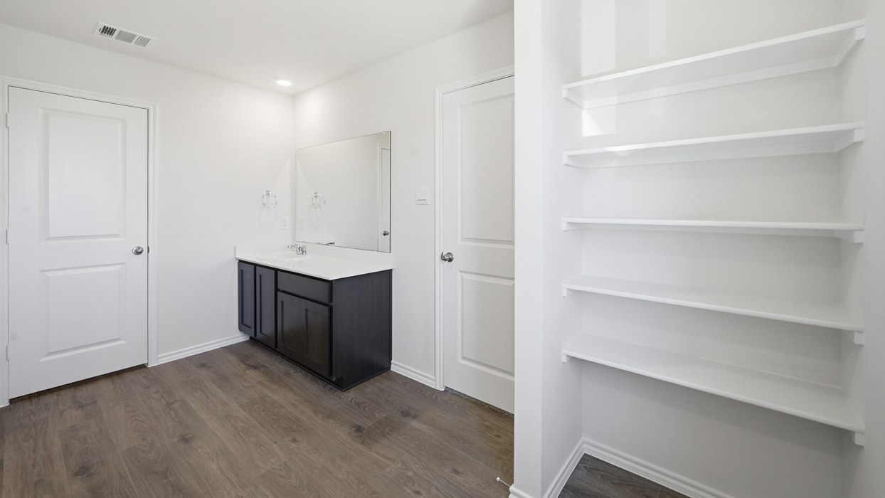 Celeste Floorplan Elevation B Bathroom Gallery Image - Arbor Trails South in Princeton, TX