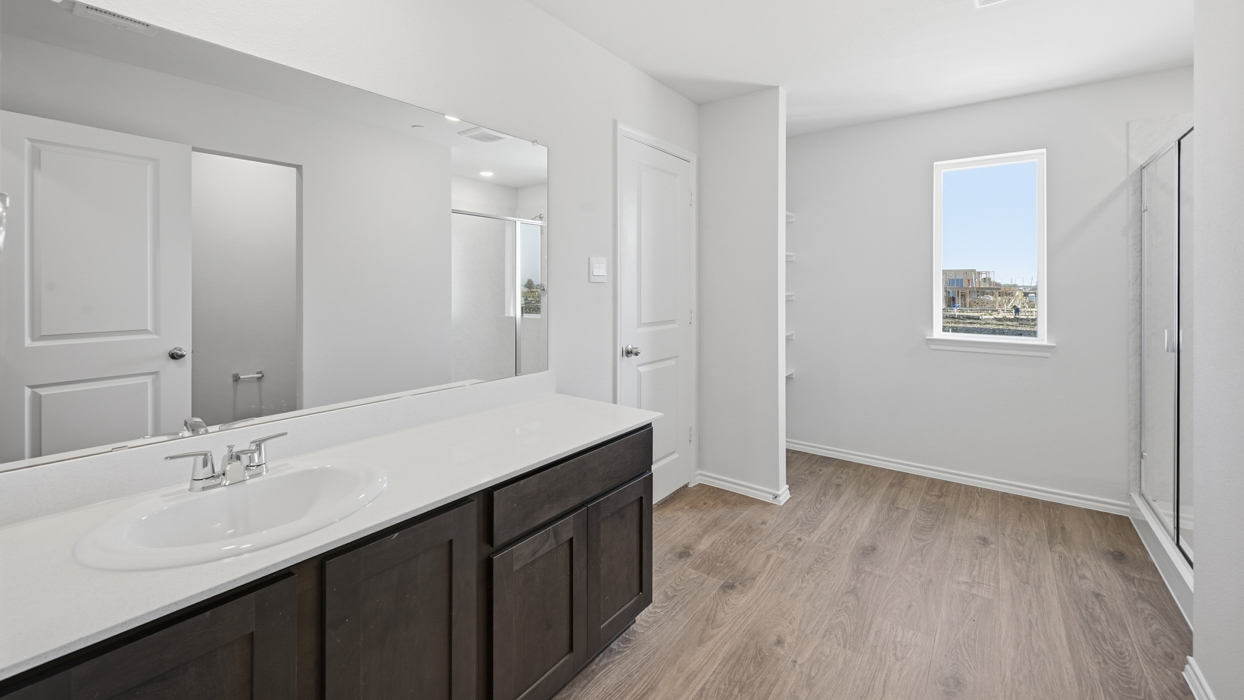 Celeste Floorplan Elevation A Bathroom Gallery Image - Arbor Trails in Princeton, TX