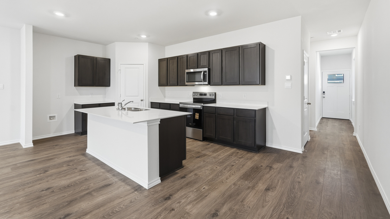 V22C Celeste Floorplan Elevation Kitchen Gallery Image-Arbor Trails South in Princeton, TX