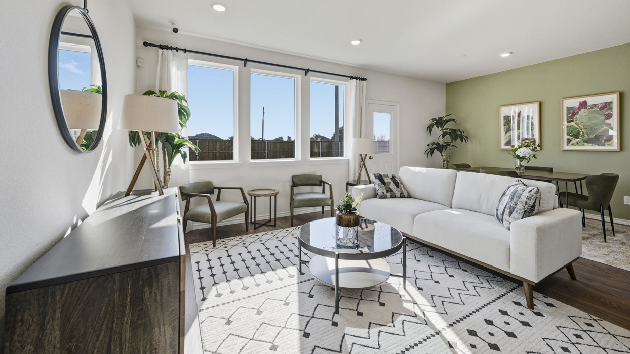 Justice Floorplan Elevation F Living Gallery Image - Arbor Trails South in Princeton, TX