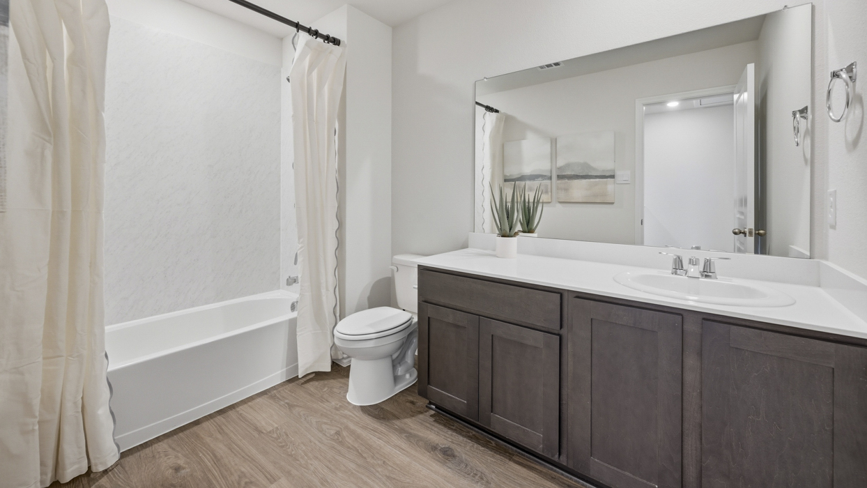 Justice Floorplan Elevation B Bathroom Gallery Image - Arbor Trails South in Princeton, TX