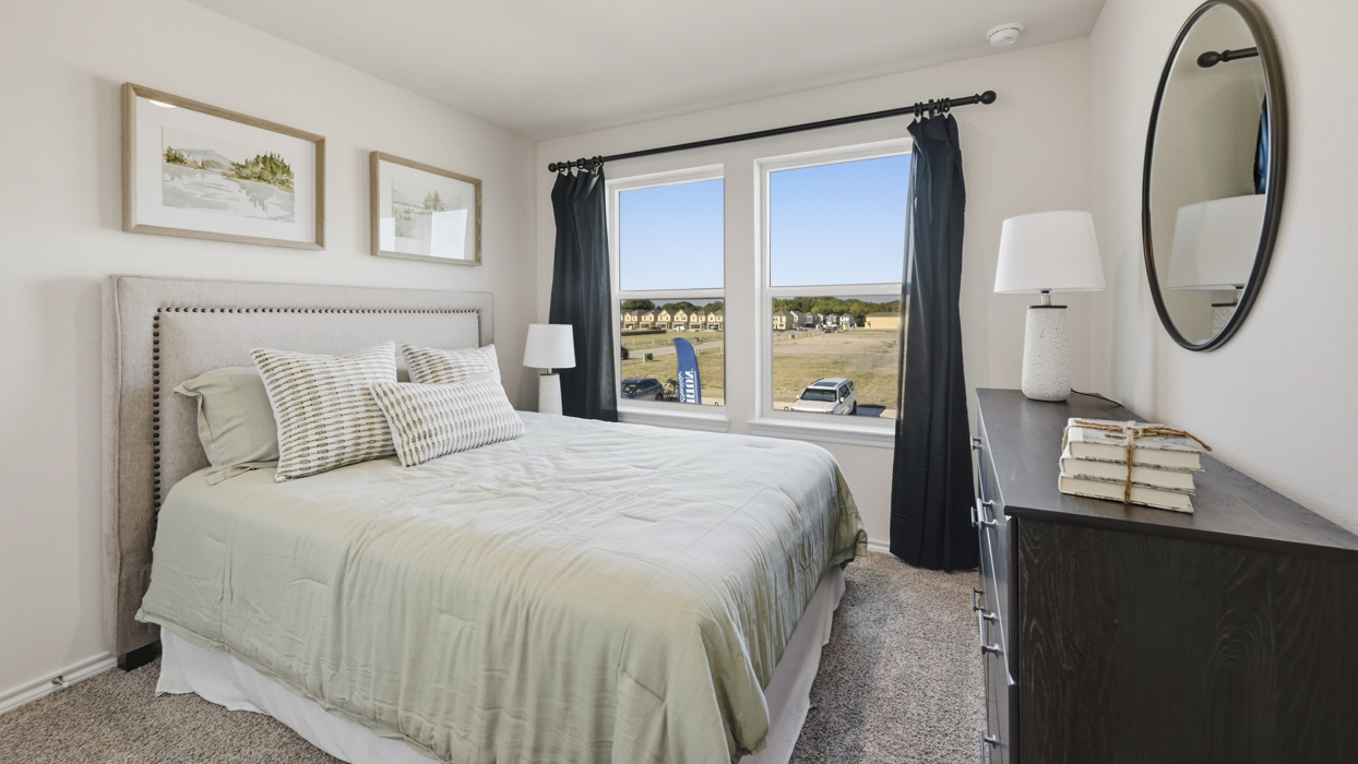Justice Floorplan Elevation B Bedroom Gallery Image - Arbor Trails South in Princeton, TX
