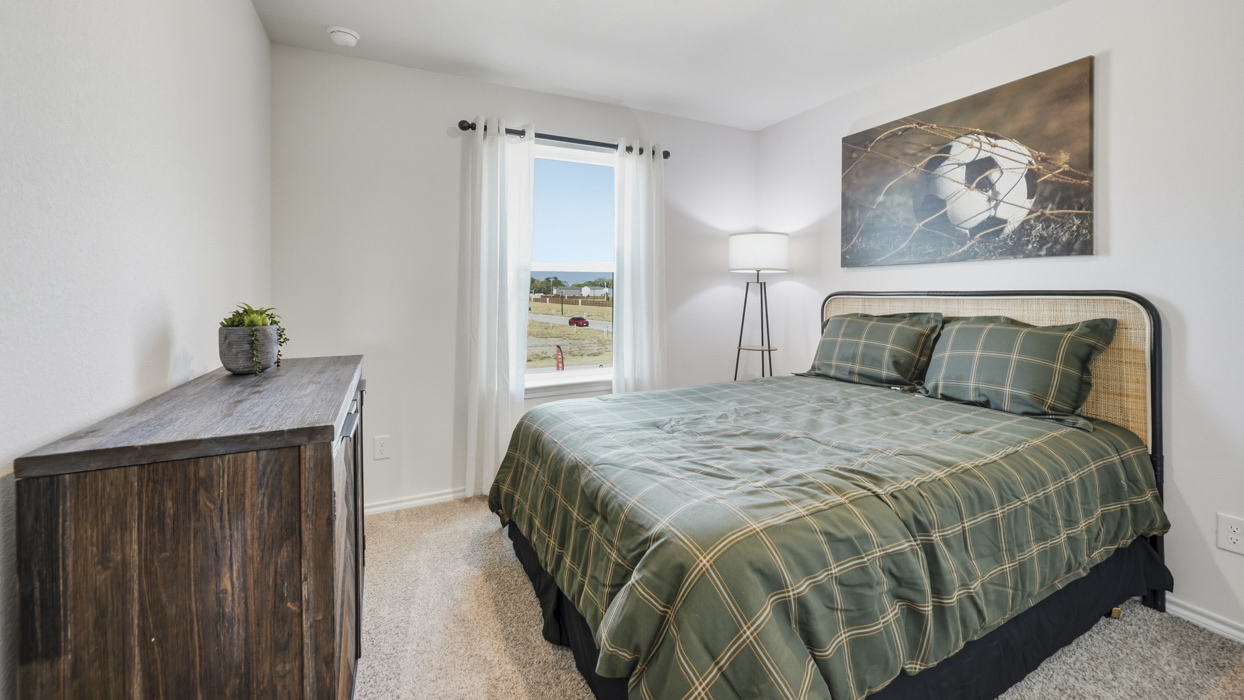 V22J Justice Floorplan Bedroom Gallery Image-Arbor Trails South in Princeton, TX