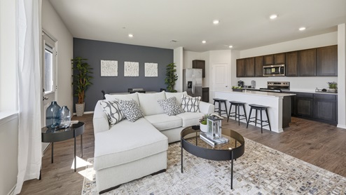 V22B Benson Floorplan Living Gallery Image-Arbor Trails South in Princeton, TX