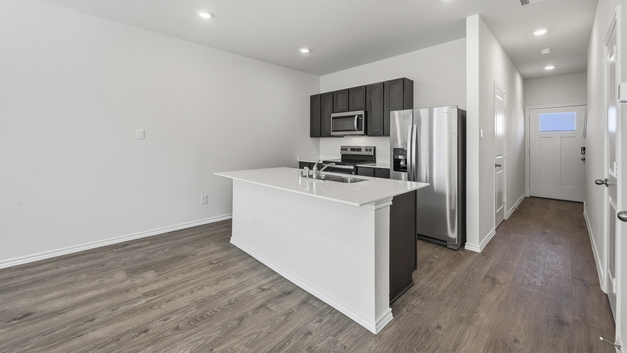 Argentina Floorplan Elevation B Kitchen Gallery Image - Arbor Trails South in Princeton, TX